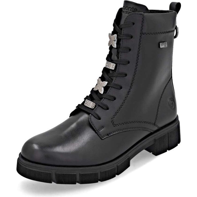 RIEKER Dámska členková obuv REMONTE D2S73-00 čierna W5 64435520