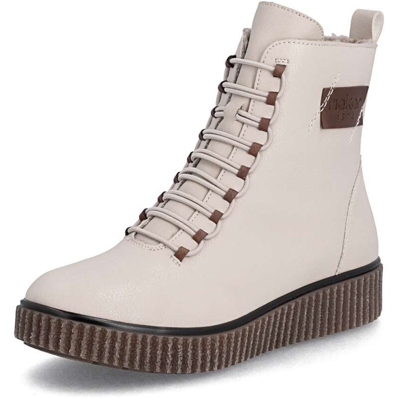 Dámska členková obuv RIEKER Y4352-60 béžová W5 64435528