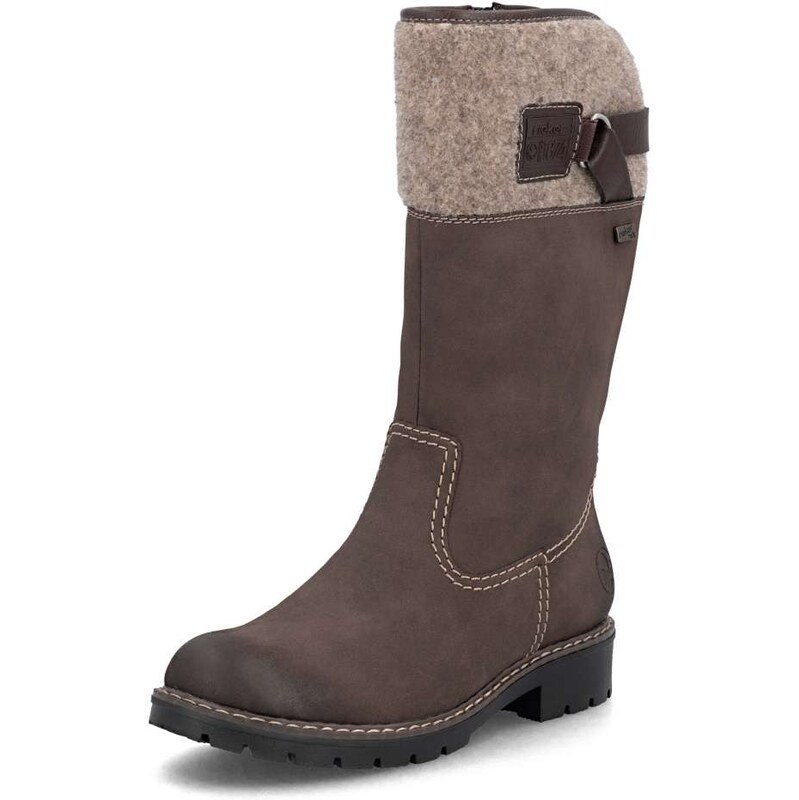 Dámske čižmy RIEKER Y9190-25 hnedá W5 64435530