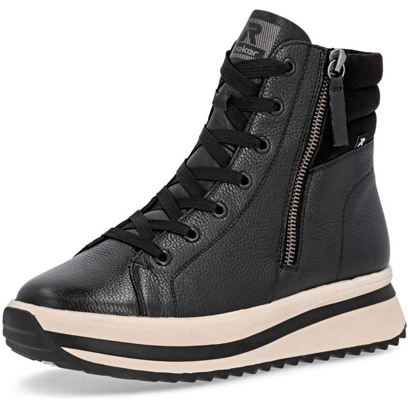 Dámska členková obuv RIEKER W3870-00 čierna W5 64437669