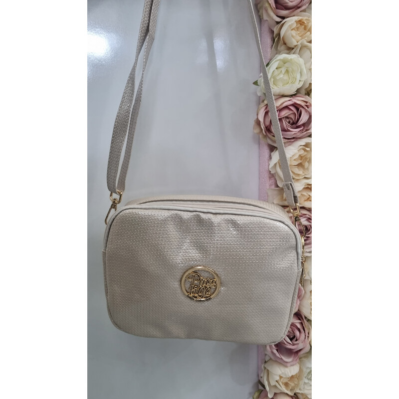 E-shop Katrins Fashion Zlatá crossbody kabelka Prestige