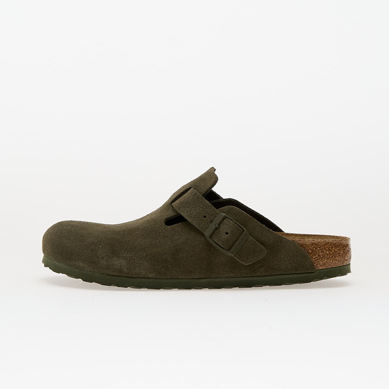 Birkenstock Boston Suede Leather Thyme 64438183