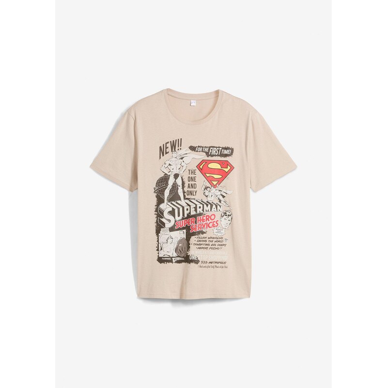 bonprix Tričko Superman, farba šedá 64438737