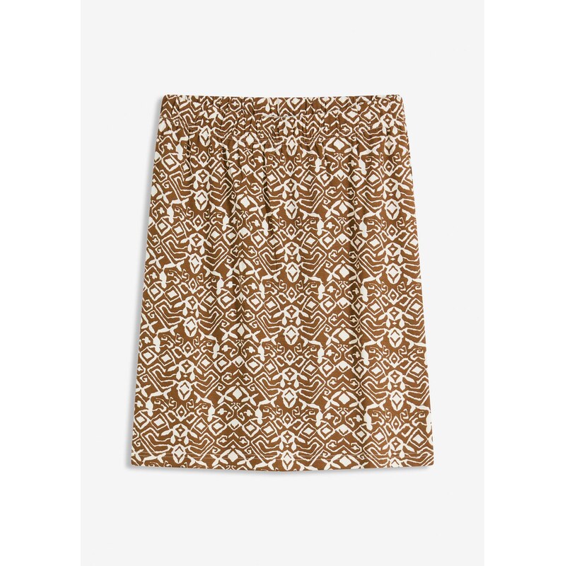 bonprix Džersejová sukňa, farba hnedá 64438752