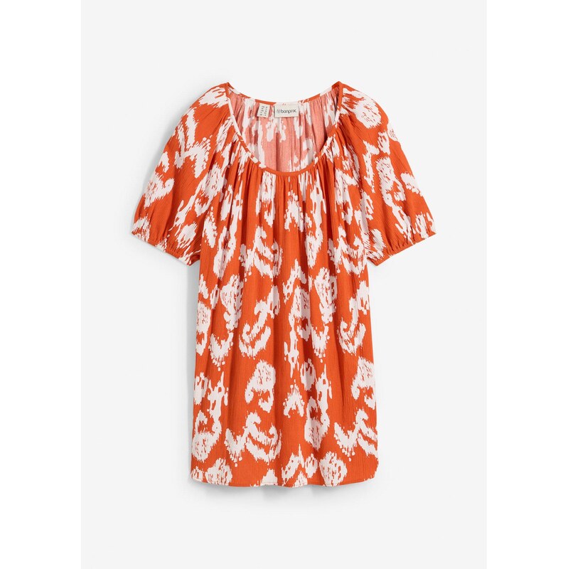 bonprix Tuniková blúza z jemnej viskózy, farba červená 64438943