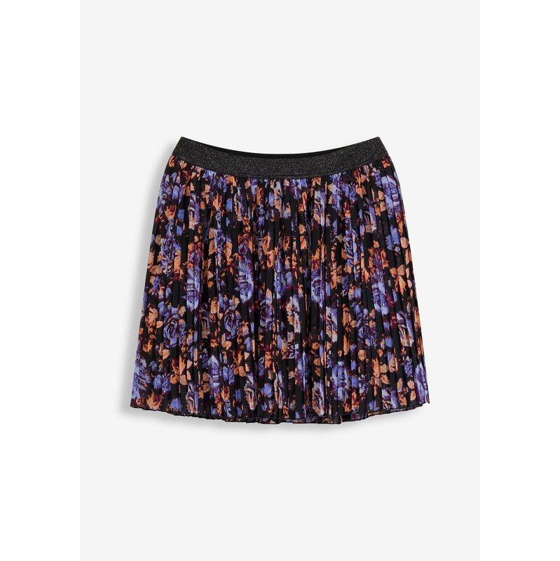 bonprix Mini sukňa, plisovaná, farba čierna 64439033