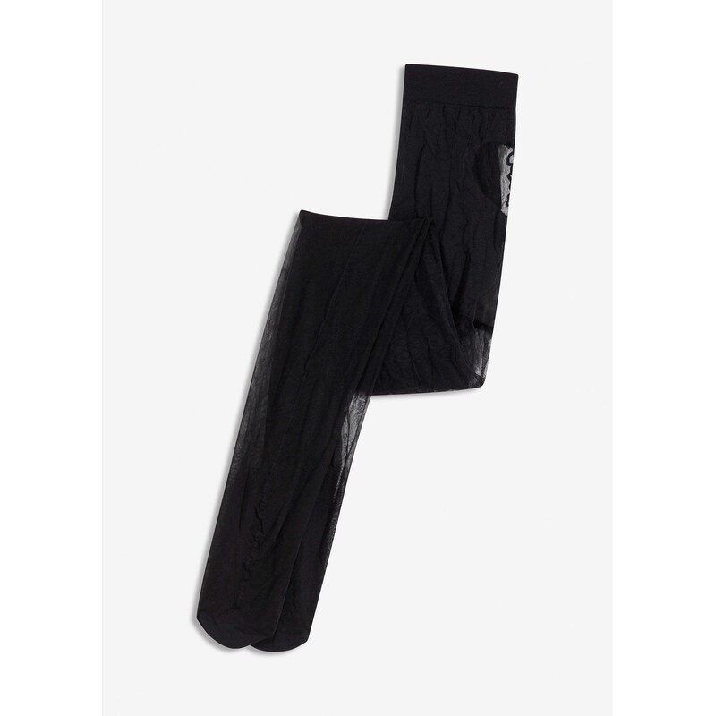 bonprix Pančuchové nohavice vo vzhľade s podväzkami 30 DEN, farba 64439088