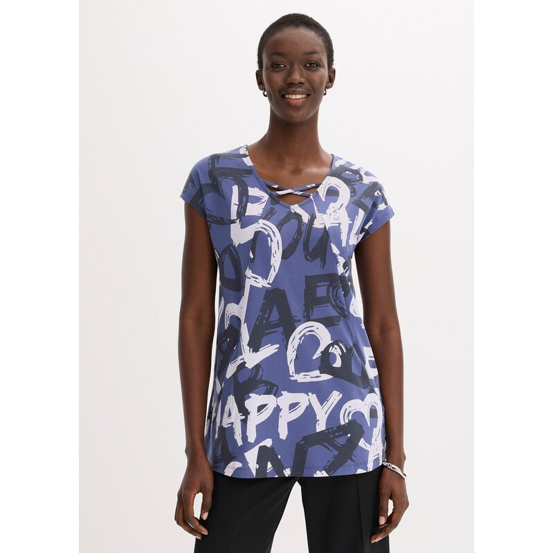 bonprix Dlhé tričko, farba modrá 64438790