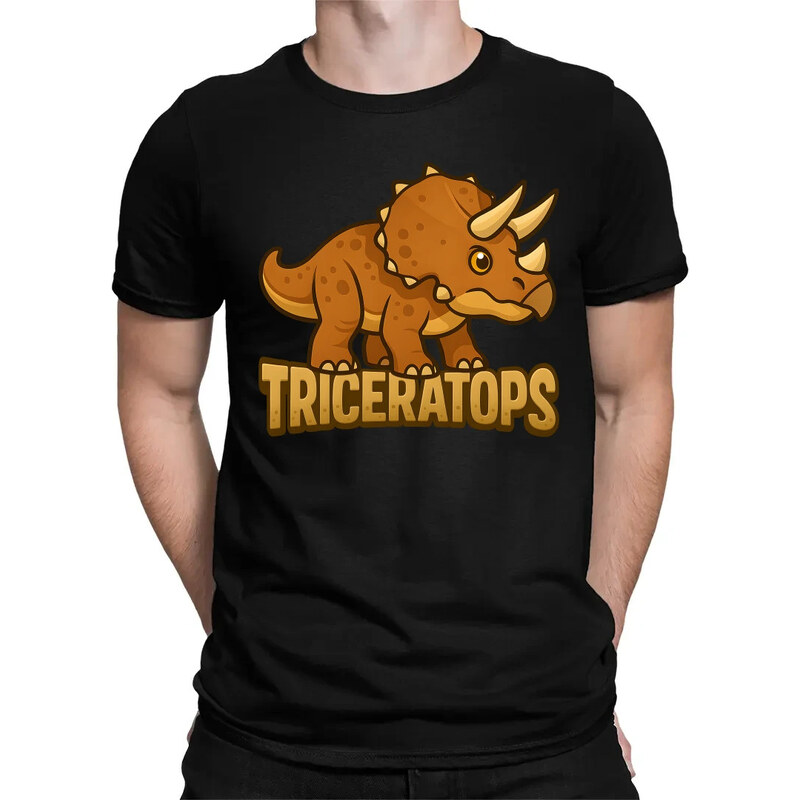E-shop Garibald Triceratops Dinosaurov - pánske tričko s potlačou