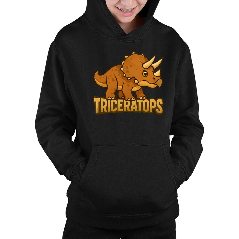 E-shop Garibald Triceratops Dinosaurov - detská mikina s kapucňou