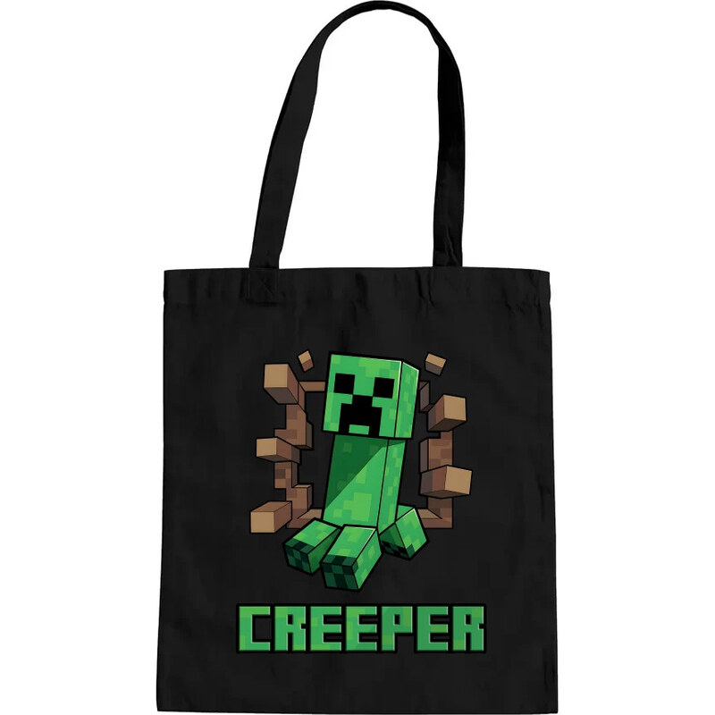 E-shop Garibald Creeper - taška s potlačou pre fanúšikov hry Minecraft