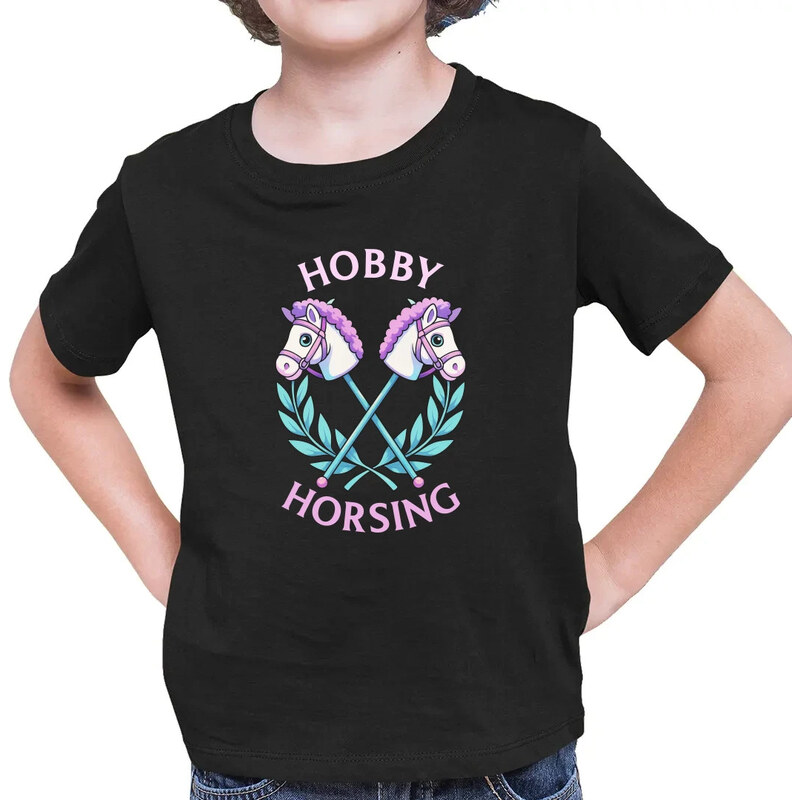 E-shop Garibald Hobby horsing - detské tričko s potlačou
