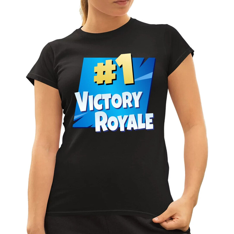E-shop Garibald Number 1 Victory Royale - dámske tričko s potlačou pre