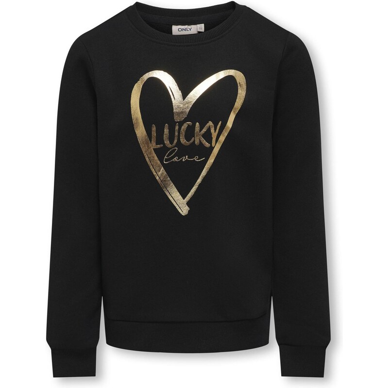 ONLY GIRLS Mikina KOGMARY zlatá / čierna 64442134