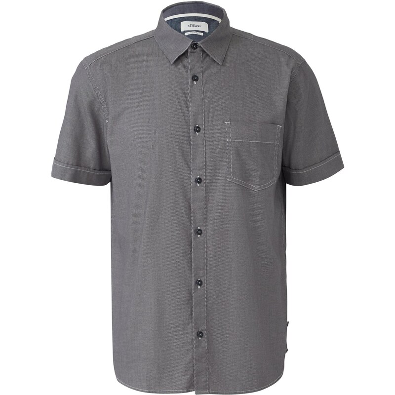 s.Oliver Košeľa tmavosivá 64442251