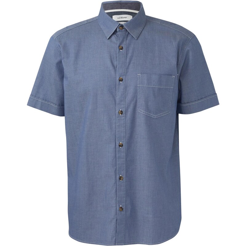 s.Oliver Košeľa modrosivá 64442253