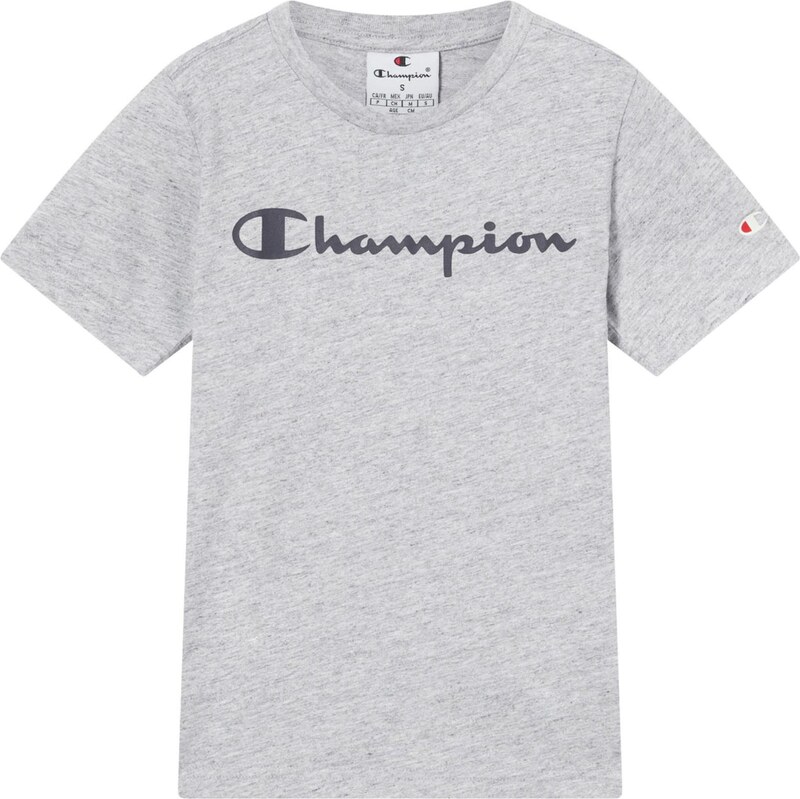 Champion Authentic Athletic Apparel Tričko svetlosivá / červená / 64442314
