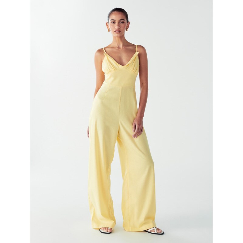 Willa Overal PALMS JUMPSUIT žltá 65883869