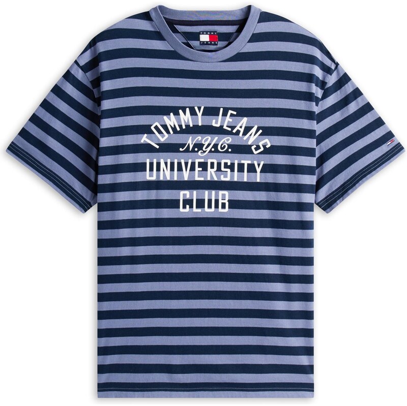 Tommy Jeans Tričko námornícka modrá / modrosivá / biela 64443449