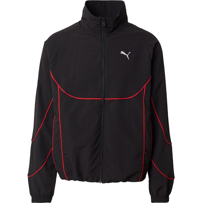 PUMA Športová bunda červená / čierna / biela 64443443