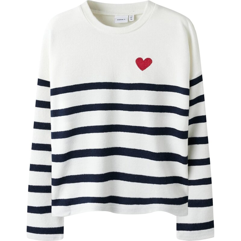 NAME IT Sveter NKFLine zafírová / červená / biela 65415074