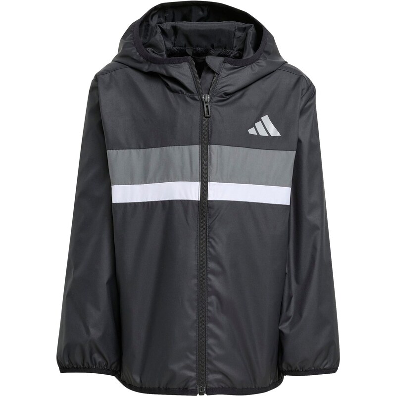 ADIDAS SPORTSWEAR Športová bunda Tiberio sivá / čierna / biela 65678564