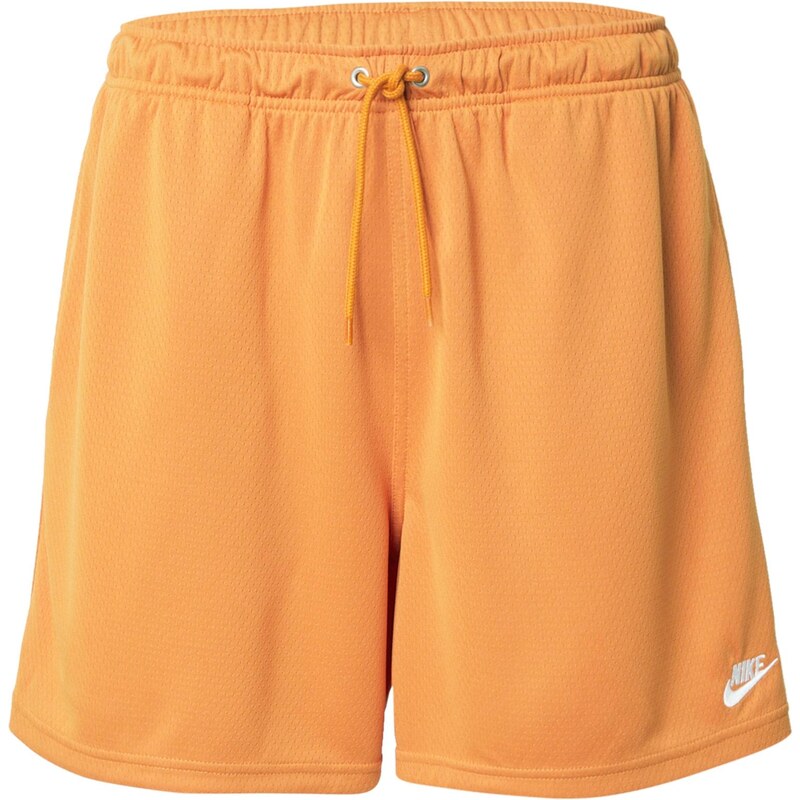 Nike Sportswear Nohavice CLUB FLOW oranžová / biela 65884223