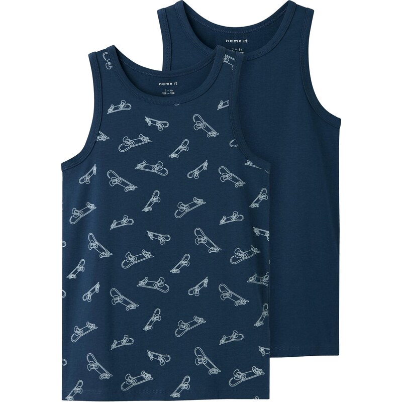 NAME IT Tielko námornícka modrá / biela 64443667