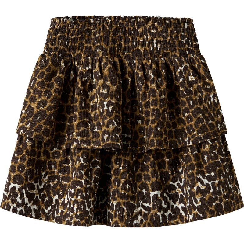 NAME IT Sukňa NKFLOTTA tmavobéžová / horčicová / tmavozelená / biela 65657648