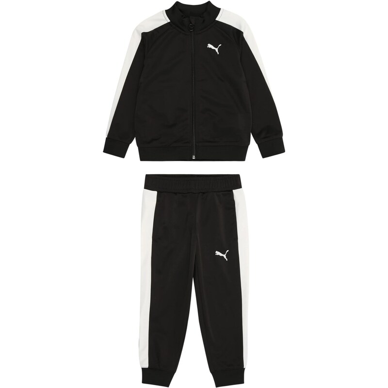 PUMA Joggingová súprava T7 ALWAYS ON čierna / biela 65657616