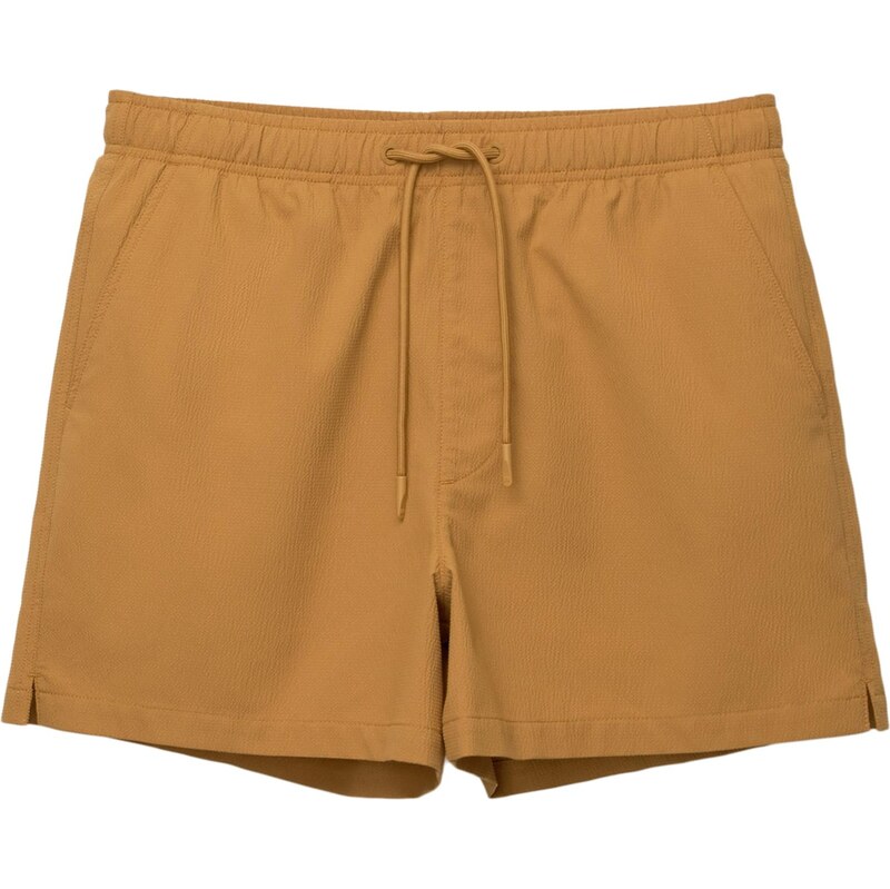 Pull&Bear Plavecké šortky farba ťavej srsti 64970776