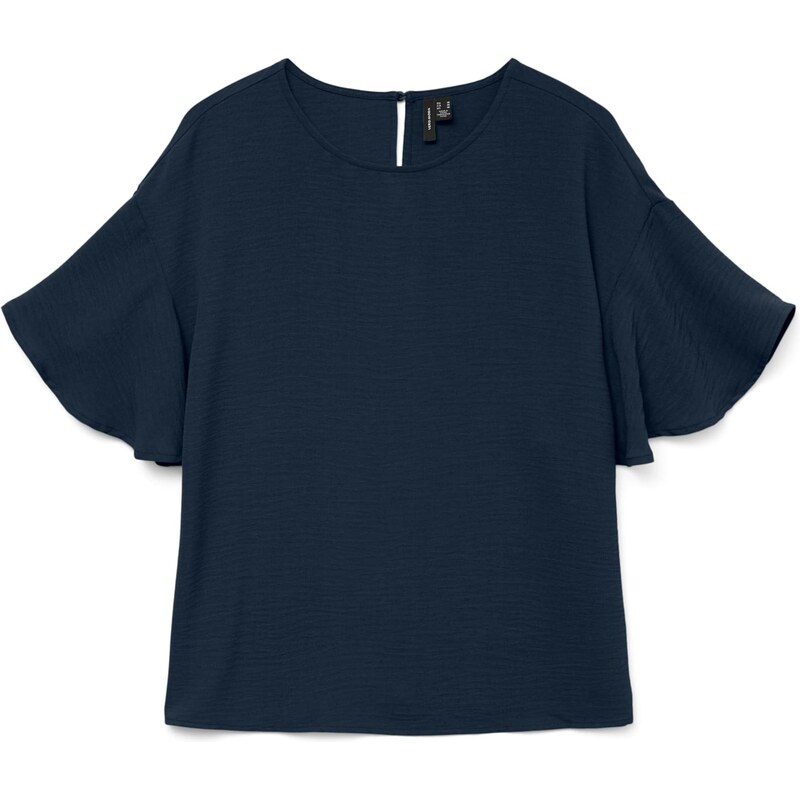 VERO MODA Blúzka VMALVA námornícka modrá 65884201