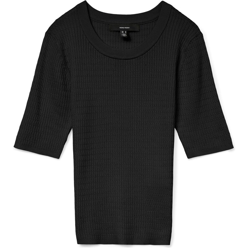 VERO MODA Sveter VMSILJE čierna 65884193