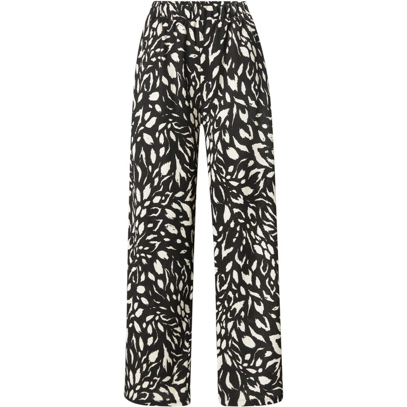 ABOUT YOU Nohavice Mimi svetlobéžová / čierna 65884233