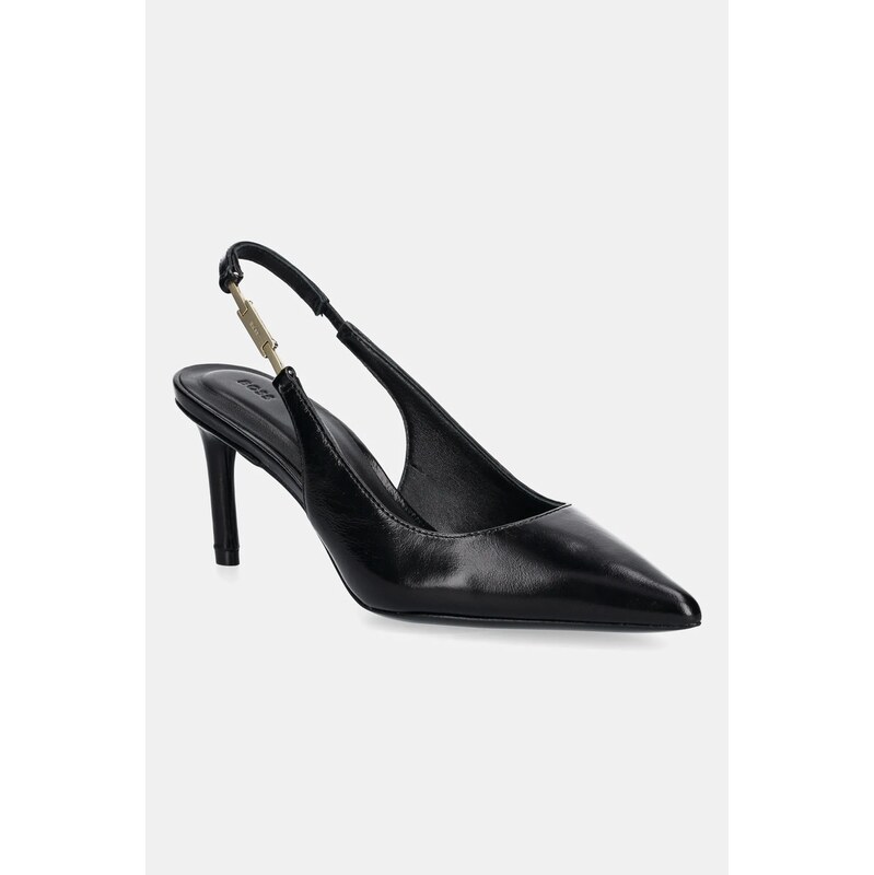 Kožené lodičky BOSS Gracey 64473974