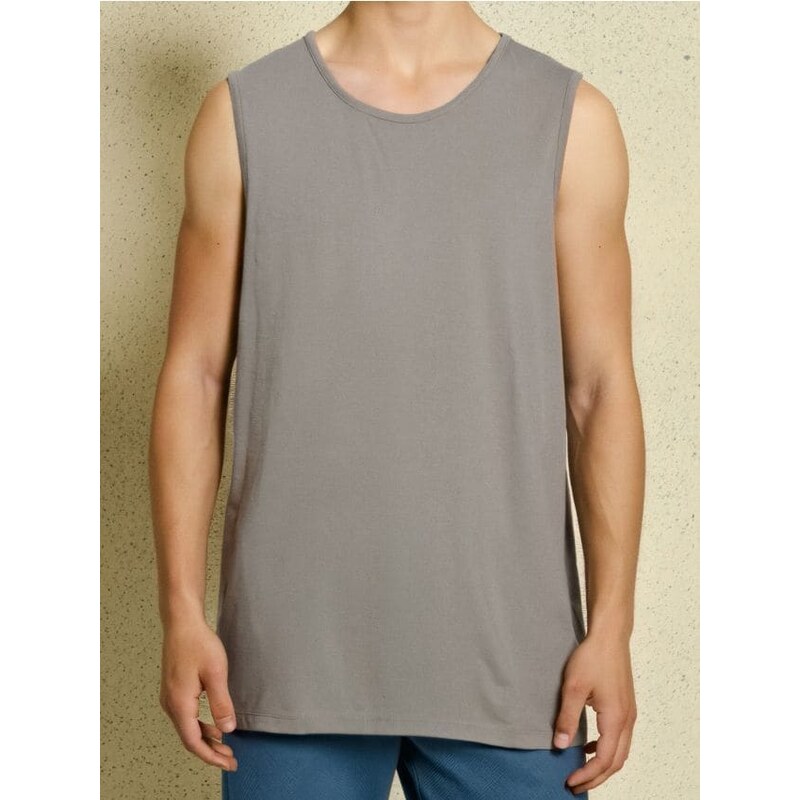 Sinsay - Základné tielko - svetlošedá 65764415