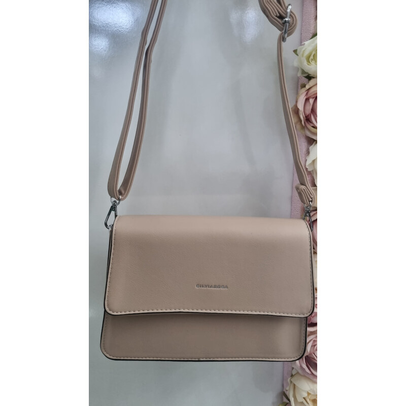 E-shop Katrins Fashion Slabohnedá crossbody kabelka Silvia Rosa