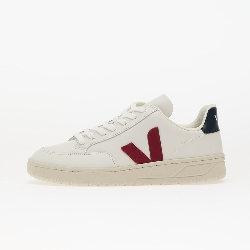 Veja W V-12 Leather White_Marsala_Nautico 64523298