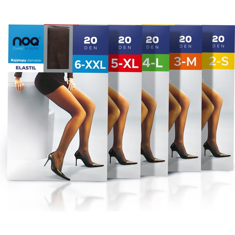 Lacné pančuchy až do veľkosti XXL ELASTIL 20 DEN Knittex 67582971