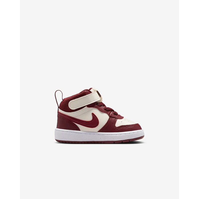 Nike Court Borough Mid 2 SOFT PEARL/DARK TEAM RED 013 64455619