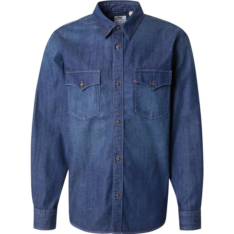 LEVIS Košeľa Relaxed Western Shirt modrá denim 64458070