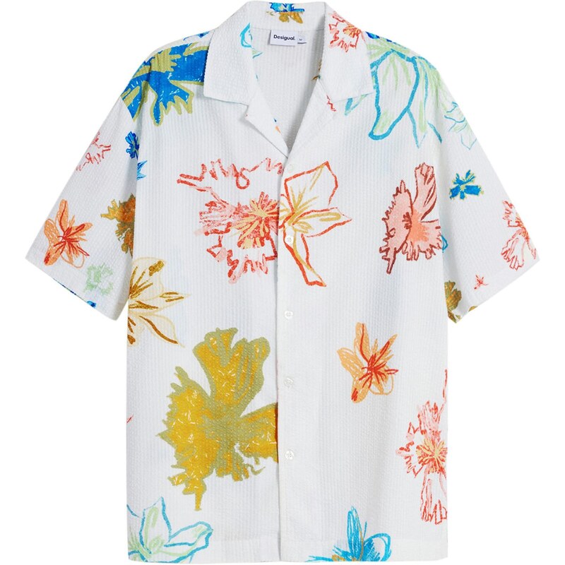 Desigual Košeľa zmiešané farby / biela 64458249