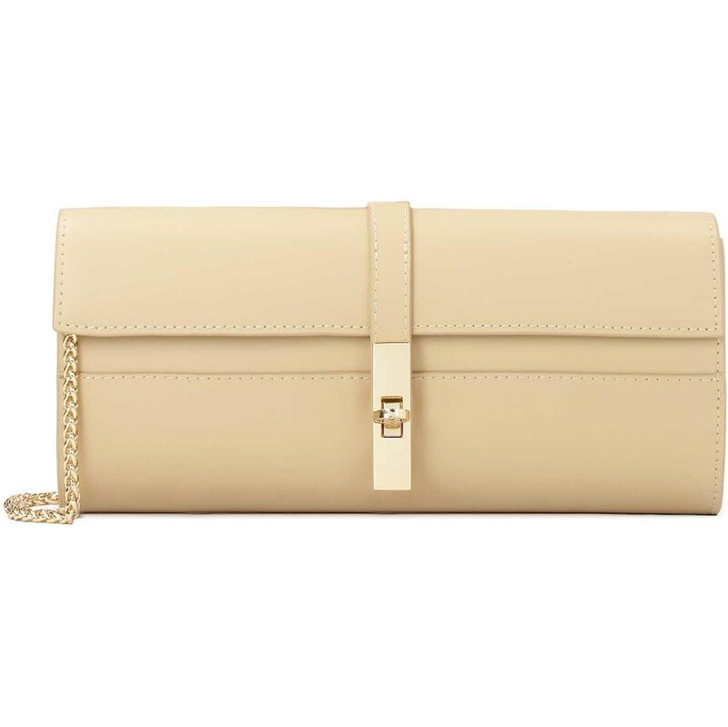 Kazar Listová kabelka béžová / zlatá 65043326