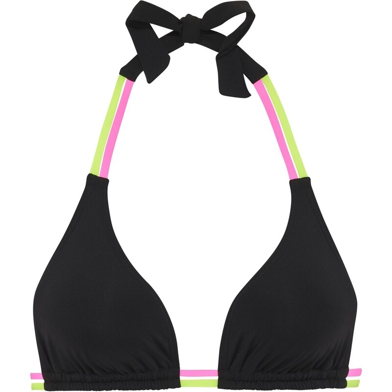 BUFFALO Bikinový top neónovo žltá / neónovo ružová / čierna 65645514