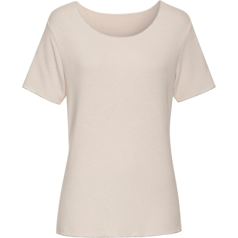 LASCANA Sveter piesková / strieborná 65645654