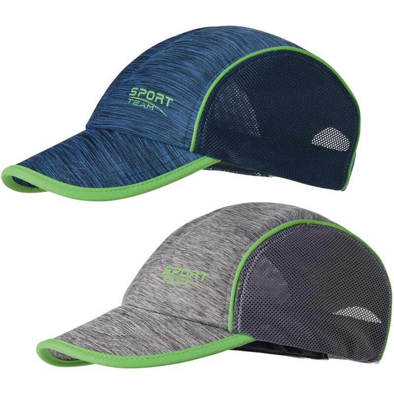 Sada 2 melírovaných šiltoviek Sport Atlas For Men Modrá 50337007