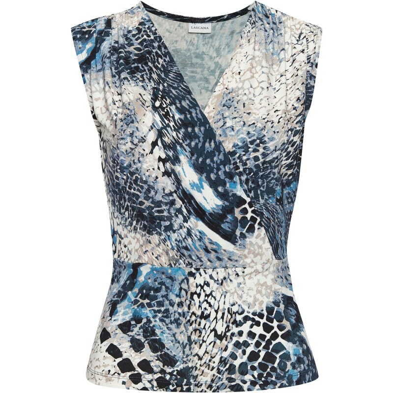 LASCANA Top béžová / modrá / námornícka modrá / biela 65237526