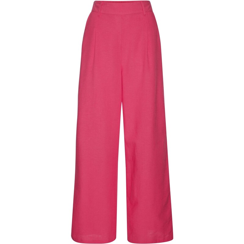 LASCANA Plisované nohavice fuksia 64470127
