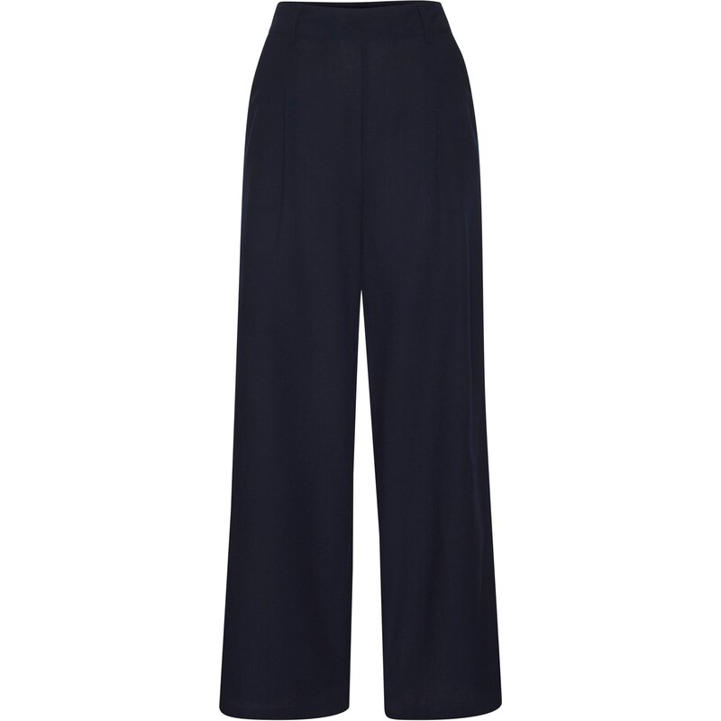 LASCANA Plisované nohavice námornícka modrá 64470129