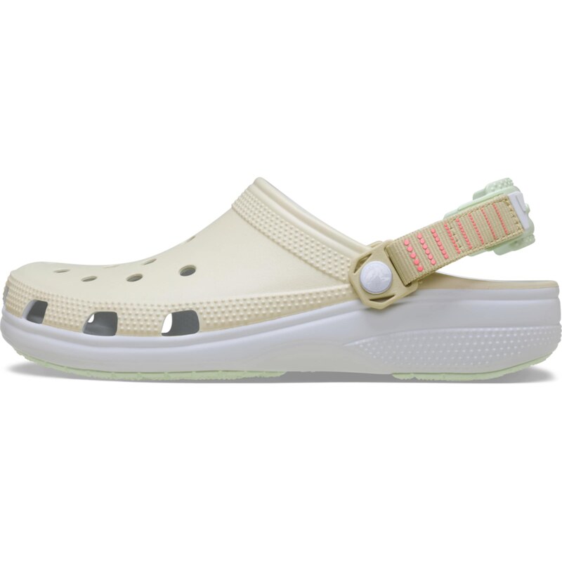 Crocs Dreváky Classic Turbo sivobéžová / pastelovo zelená 64458164